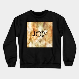 Inspirational Joy Gift with Gold Hearts Rose Colored Quote JOY Christmas Gifts Crewneck Sweatshirt